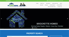 Desktop Screenshot of brockettehomes.com